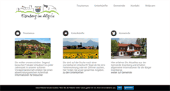 Desktop Screenshot of eisenberg-allgaeu.de